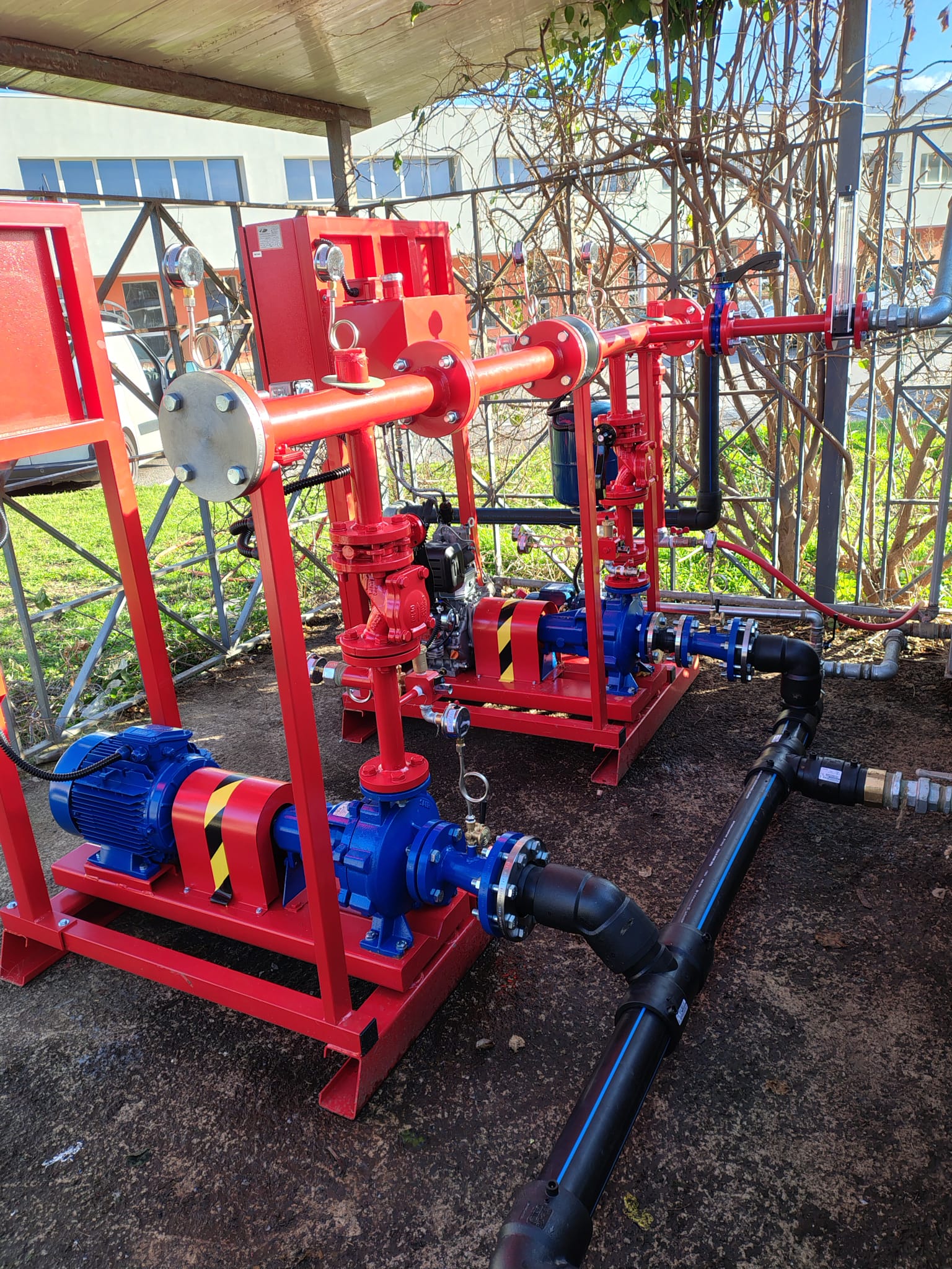 Impianto pressurizzazione antincendio